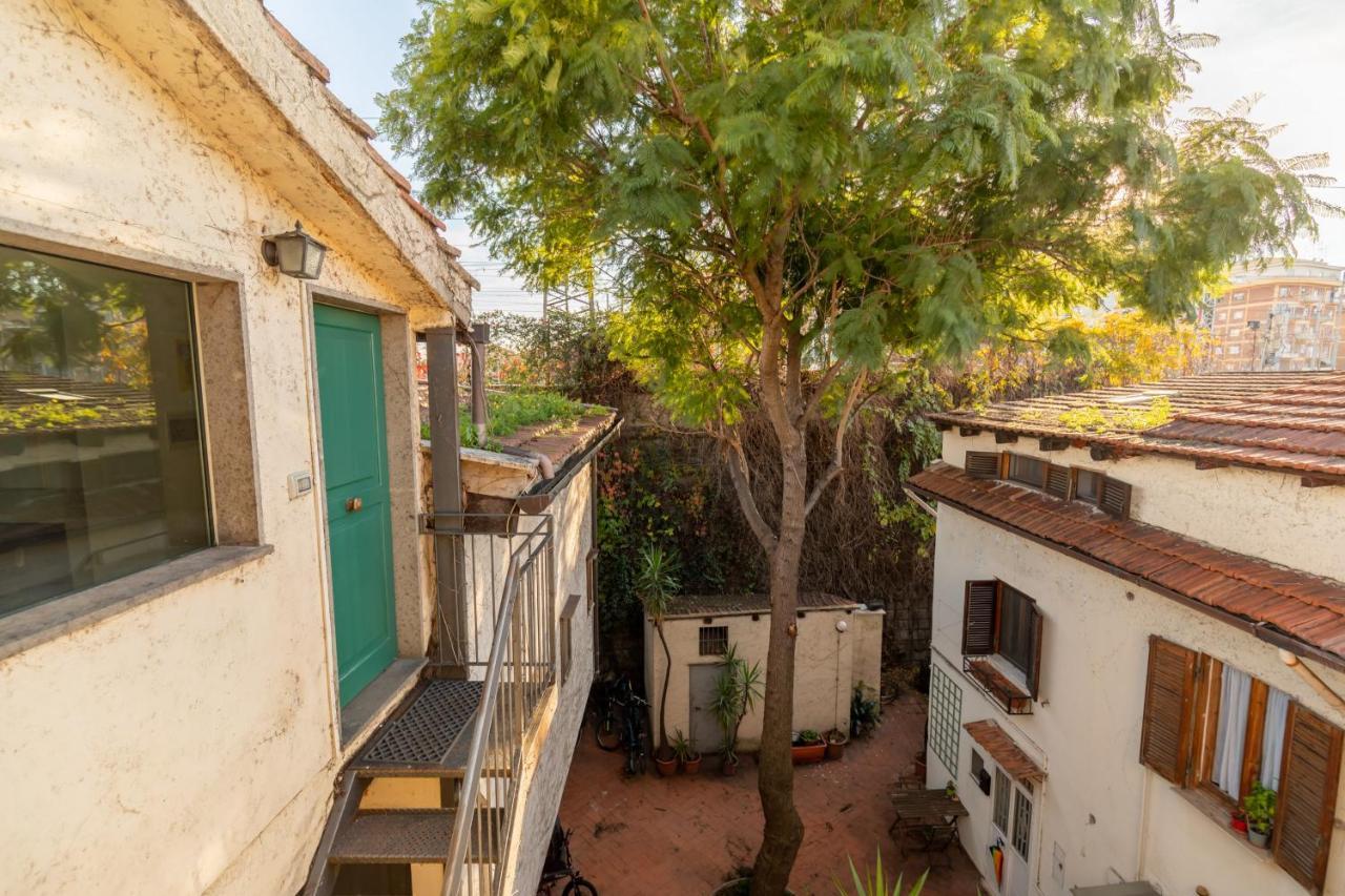 Bright And Comfy Terraced Apartment In Trastevere Róma Kültér fotó