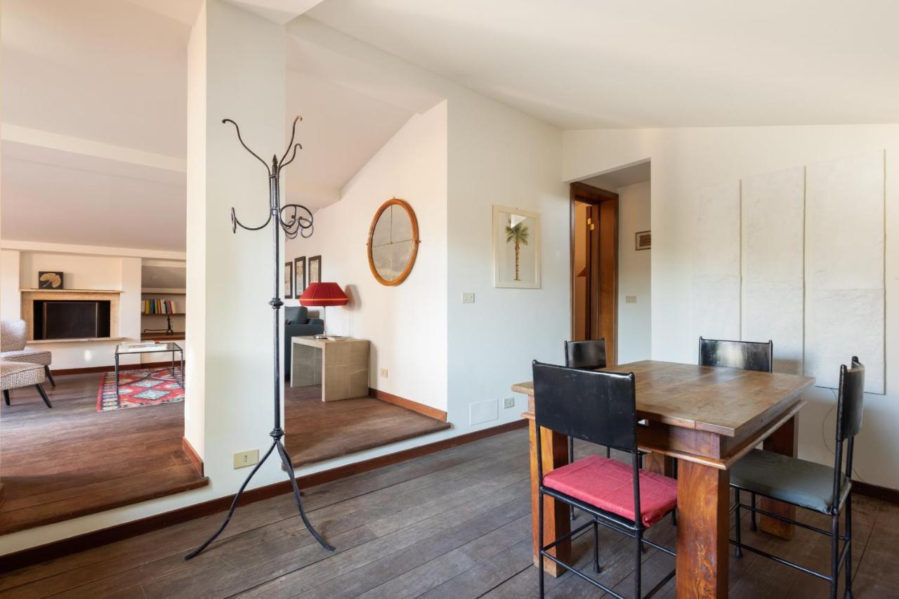 Bright And Comfy Terraced Apartment In Trastevere Róma Kültér fotó
