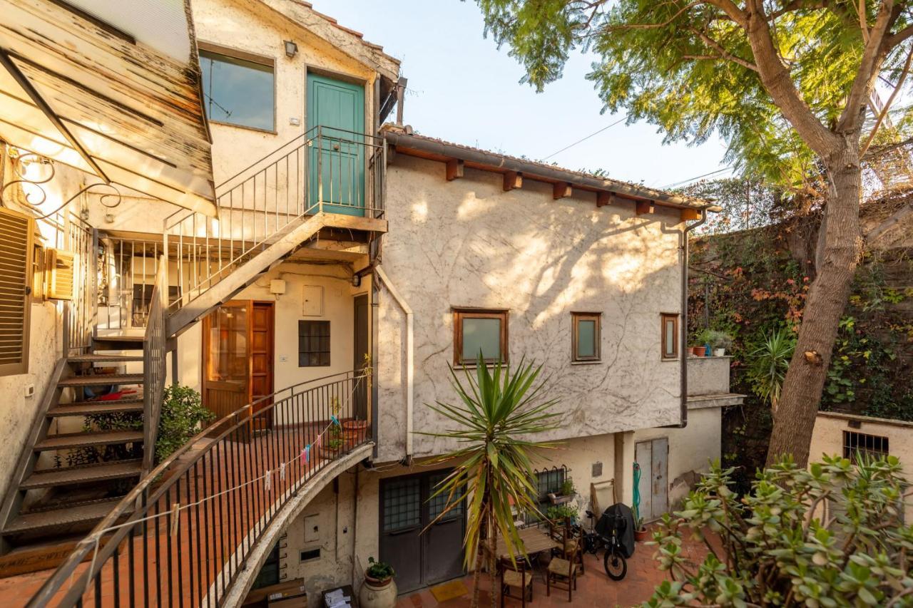 Bright And Comfy Terraced Apartment In Trastevere Róma Kültér fotó